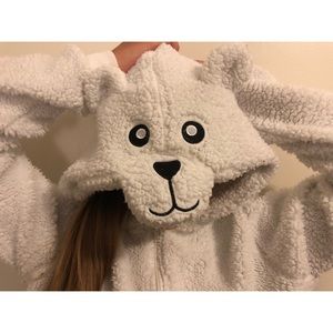 Fluffy bear Christmas hoodie❤️